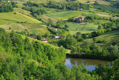 Pedalando tra i colli parmigiani