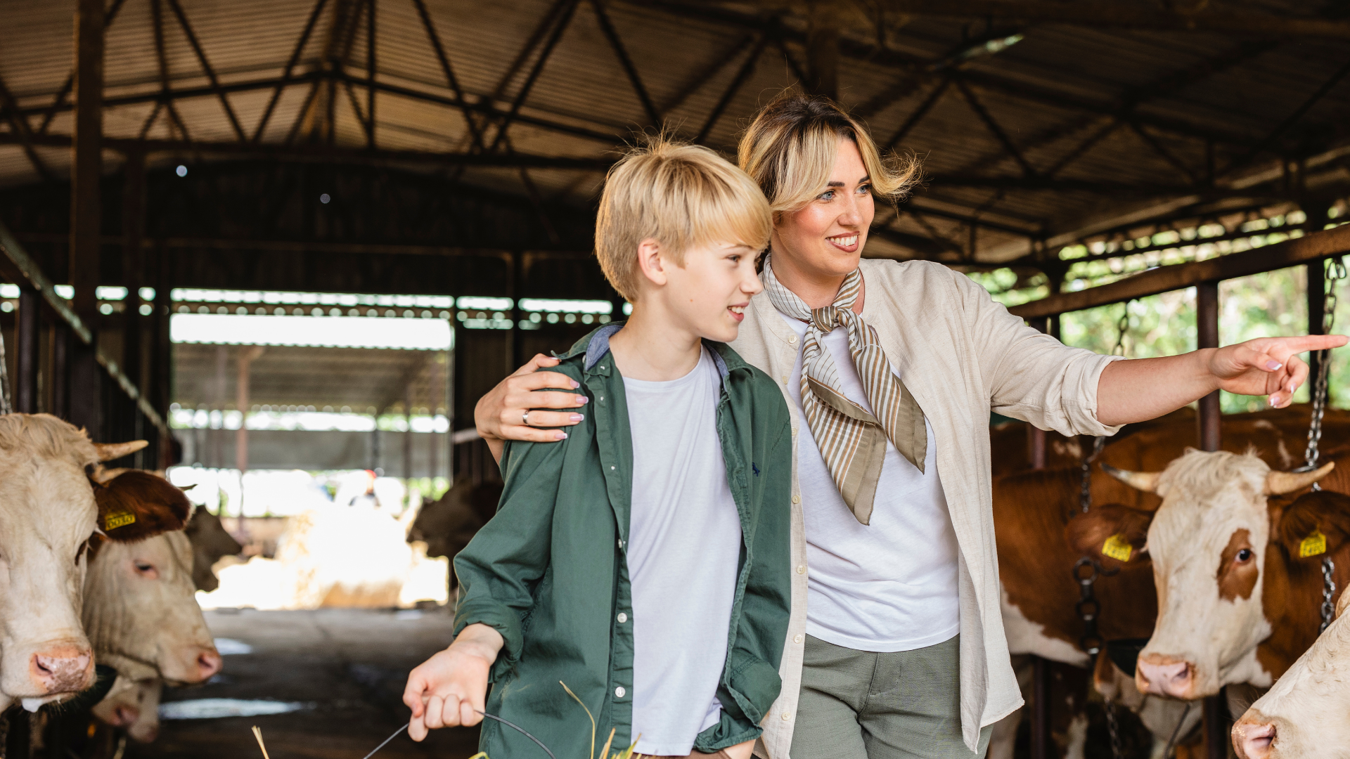 Evasione nella natura in famiglia