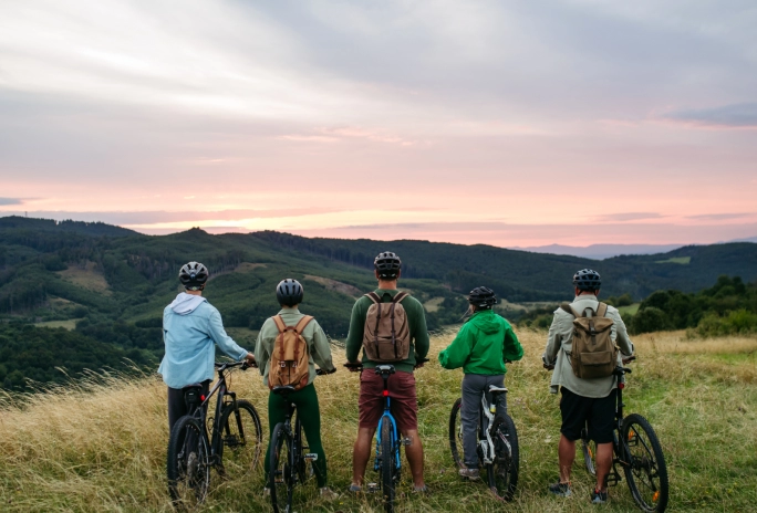 Pedalando tra i colli parmigiani